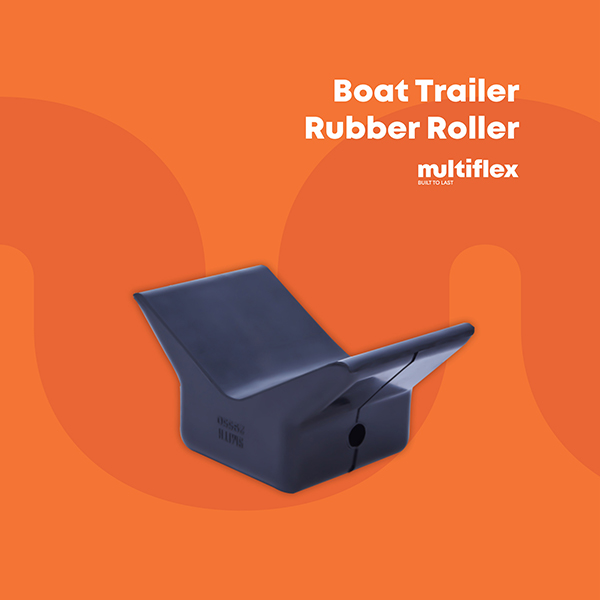 Boat Trailer Wobble Rollers 4 Pack - 3" Width X 5" OD Polyurethane Ribbed Rollers